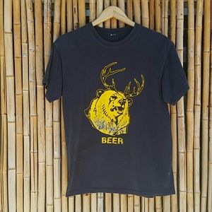 ***SEE COMMENTS*** SPENCER'S Deer 'Beer' Tee L